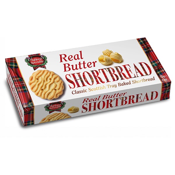 135g Tray Baked Real Butter Shortbread Rounds