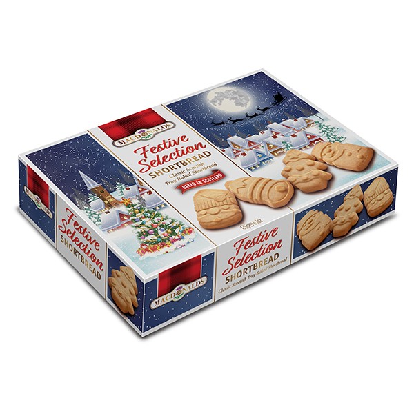175g Festive Selection Shortbread Assortment