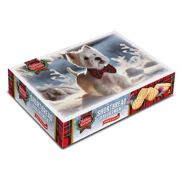 200g Westie with Bow Tie Shortbread Assortment